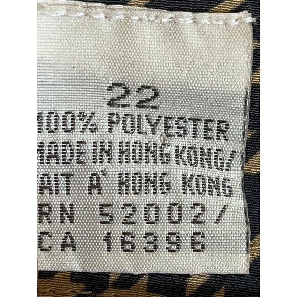 Liz Claiborne Houndstooth Top 22 Tan Classic Old Money Chic Resort Retro Neutral - Picture 9 of 11